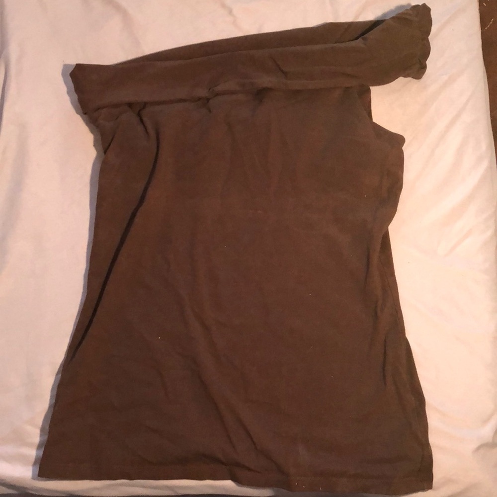 One-shoulder top with built-in bra
